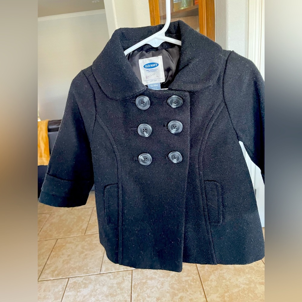 Old navy toddler wool coat